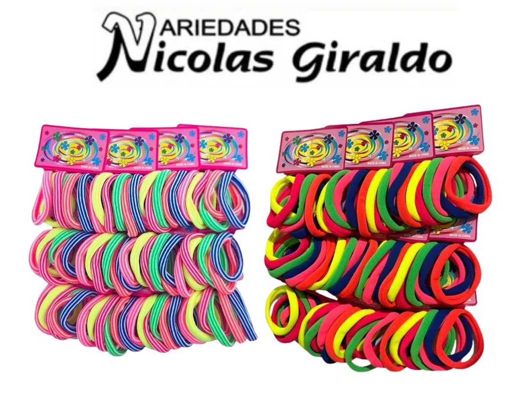 @Chulo resorte licra x6 grande neon bolsa x12 