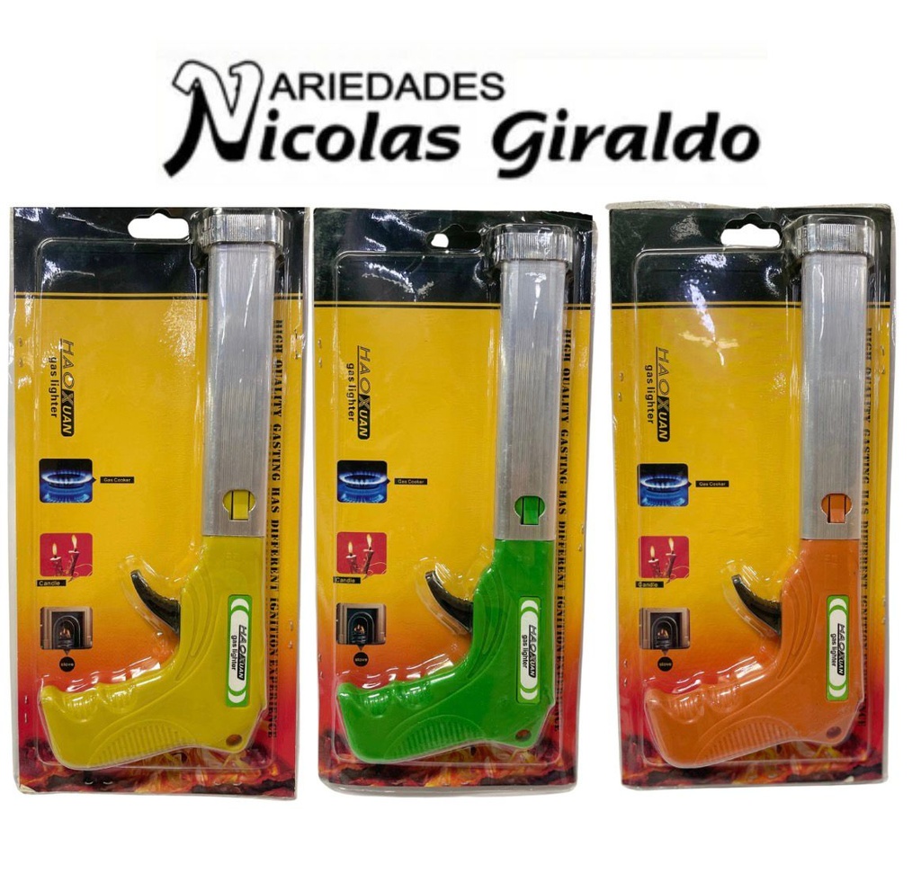 Encendedor pistola carton  
