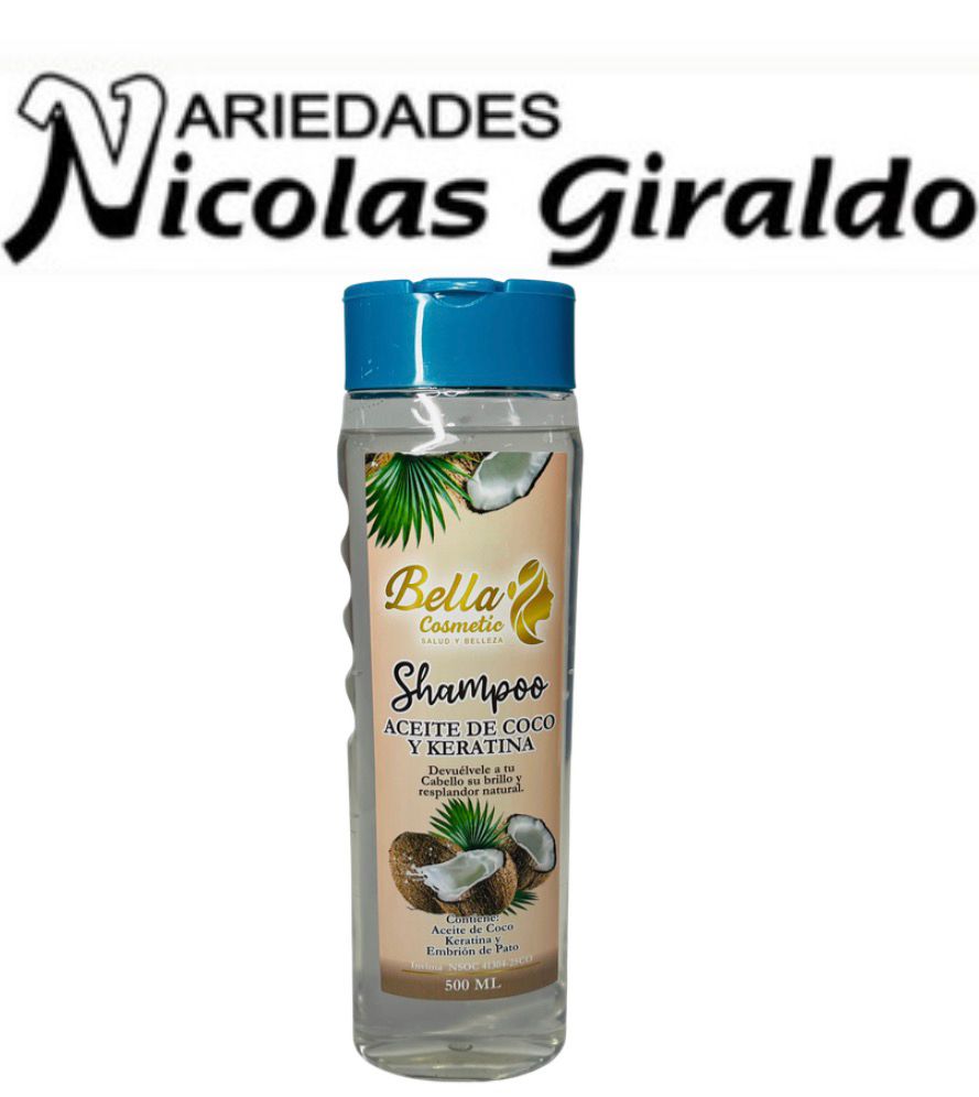 Shampoo bella cosmetic x500ml coco
