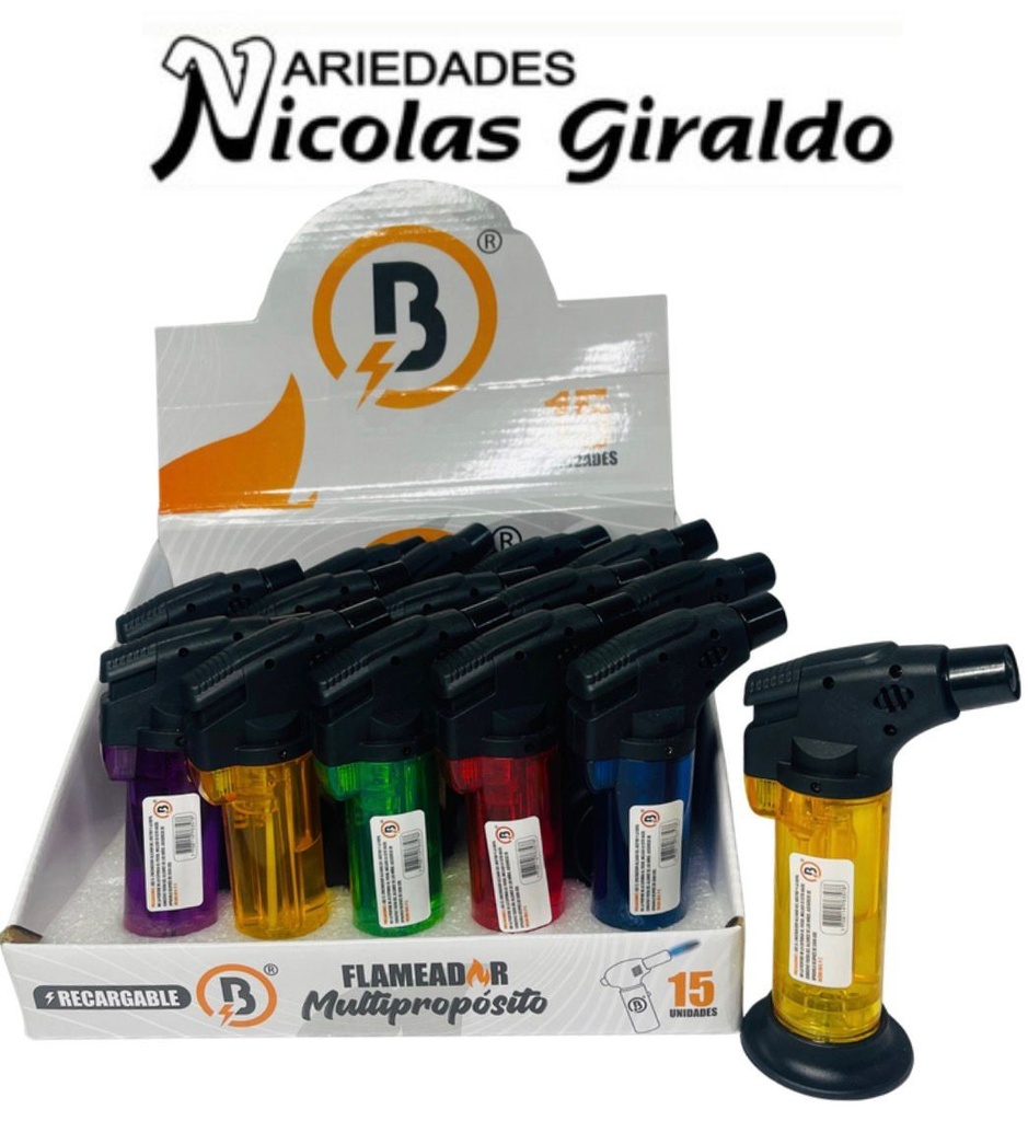 Flameador gas bengala mediano caja x15 