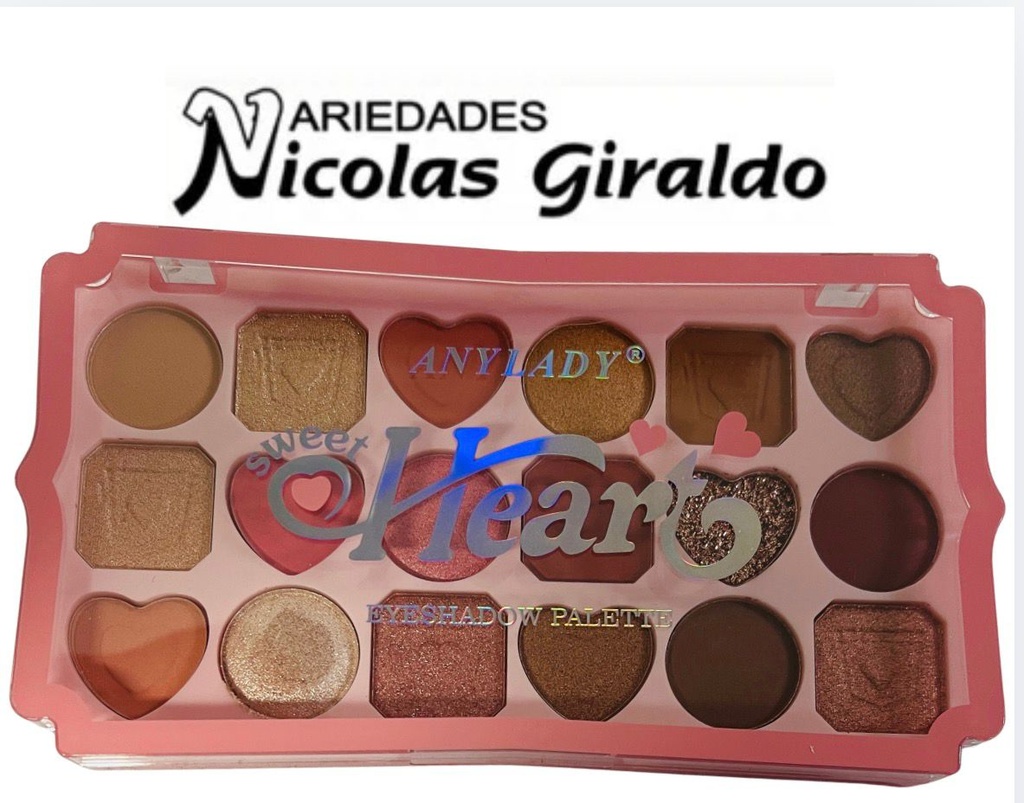 Sombra dama palette 12 tonos (AN1248)