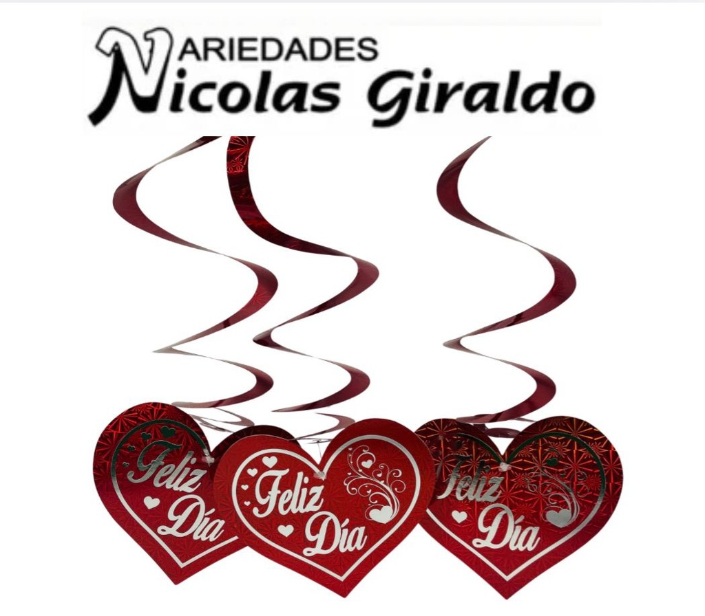 Espiral corazon feliz dia x3 