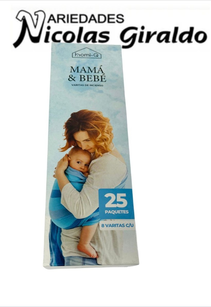 Incienso homi-q x25 cajas mama bebe HQ299