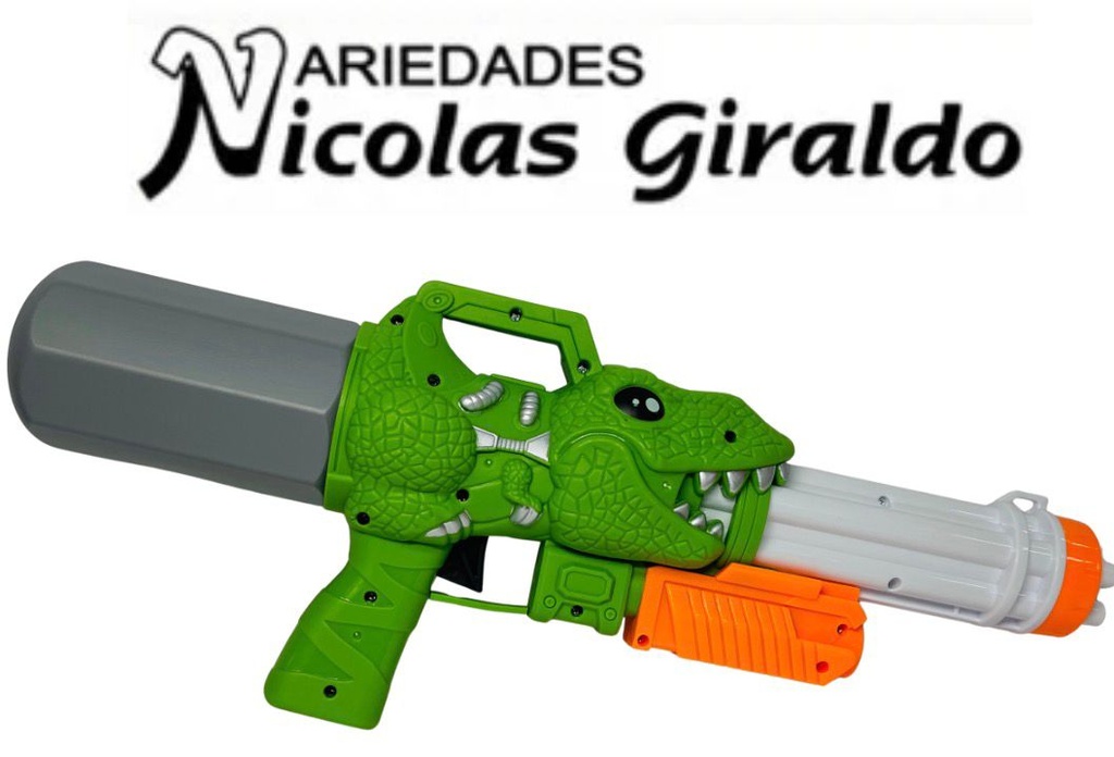 Juego lanza agua extra grande dinosaurio