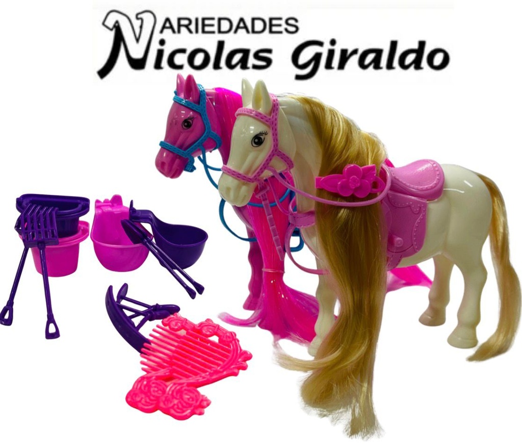 Caballo bolsa con accesorios  