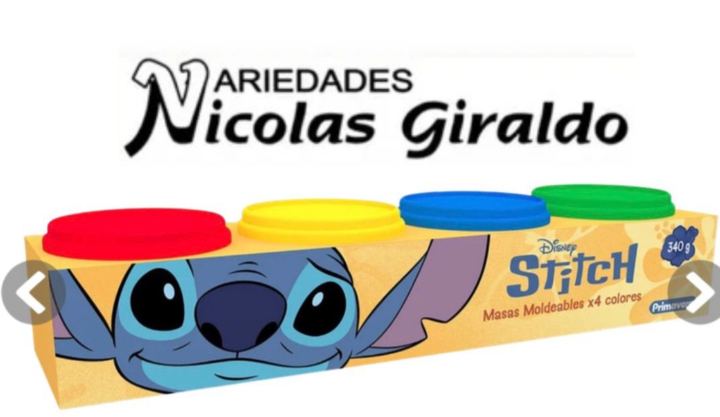 Plastilina moldeable licencia niña tarro x4 