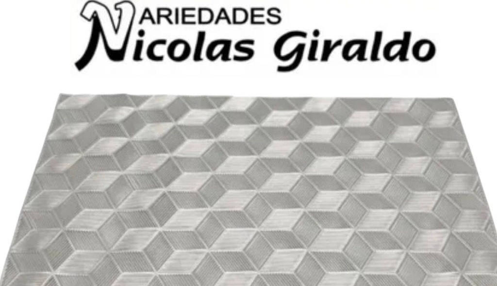 Individual mesa fino rectangular x6 plata