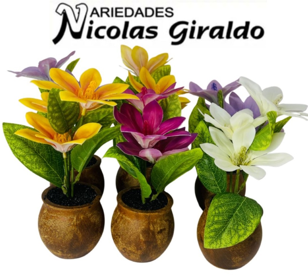 Matera fina flor artificial CJX6