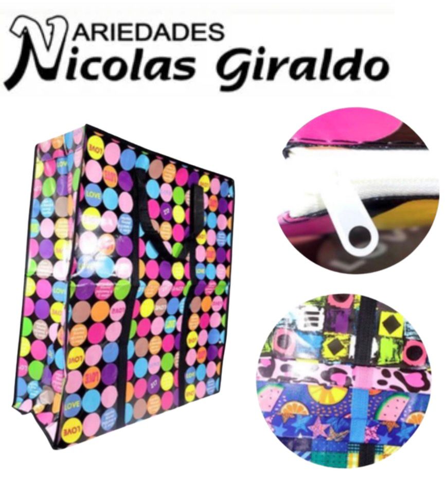 Bolsa fibra con refuerzo jumbo 70x80  