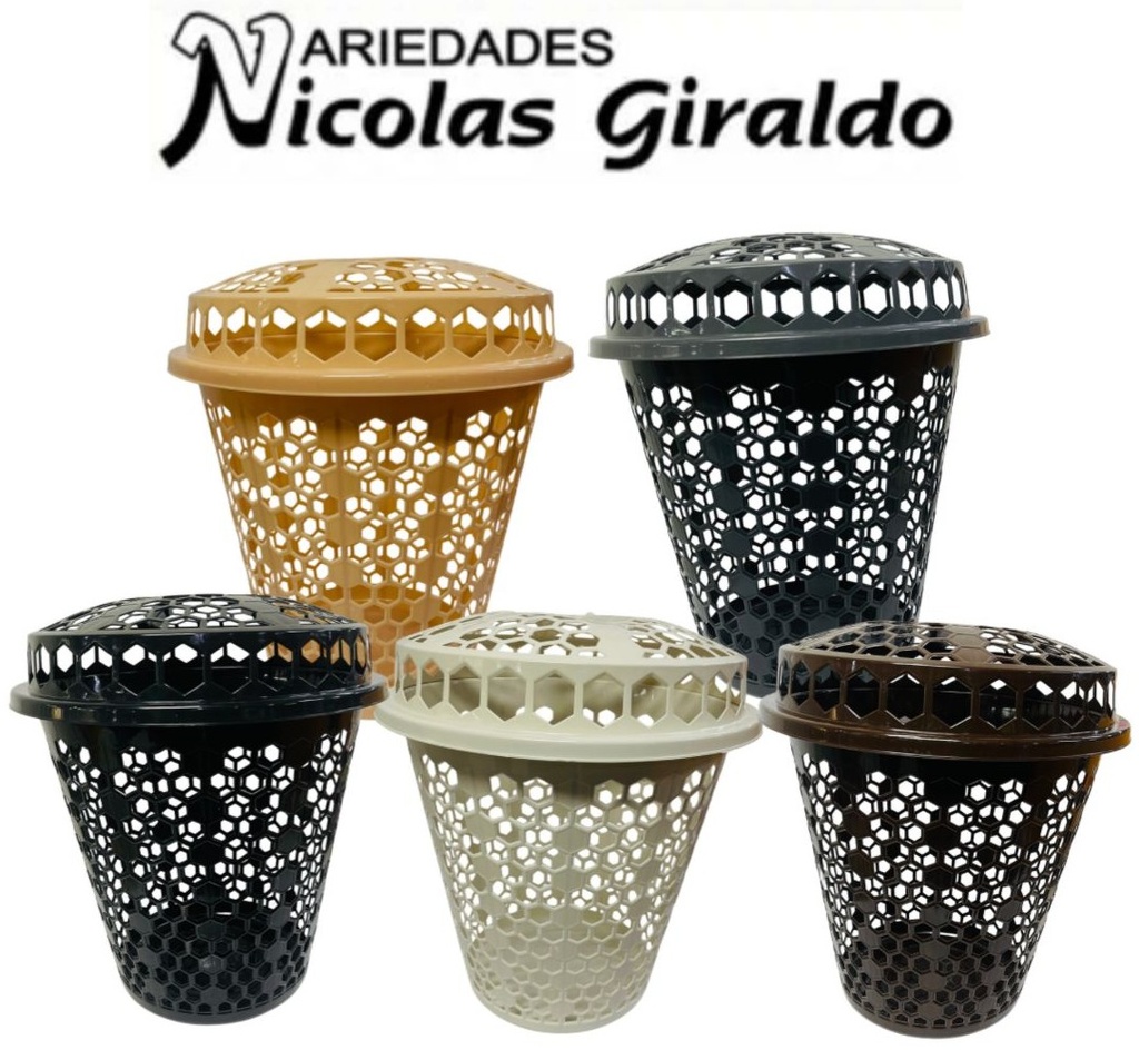 Cesta ropa plastica pequeña nuevo