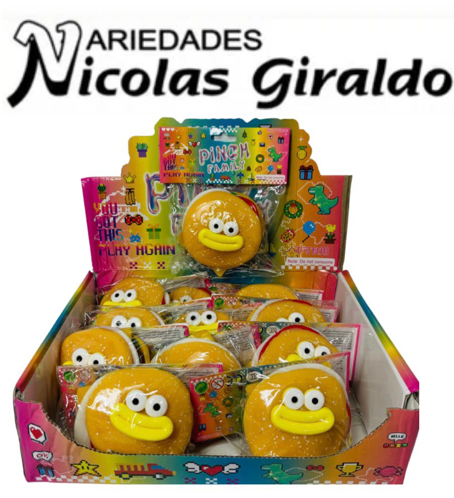 Squizzy hamburguesa  fino en bolsa CJ X12