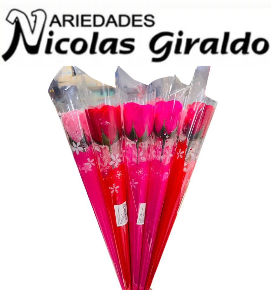 Flor acetato mediana fina con aroma paq x12 