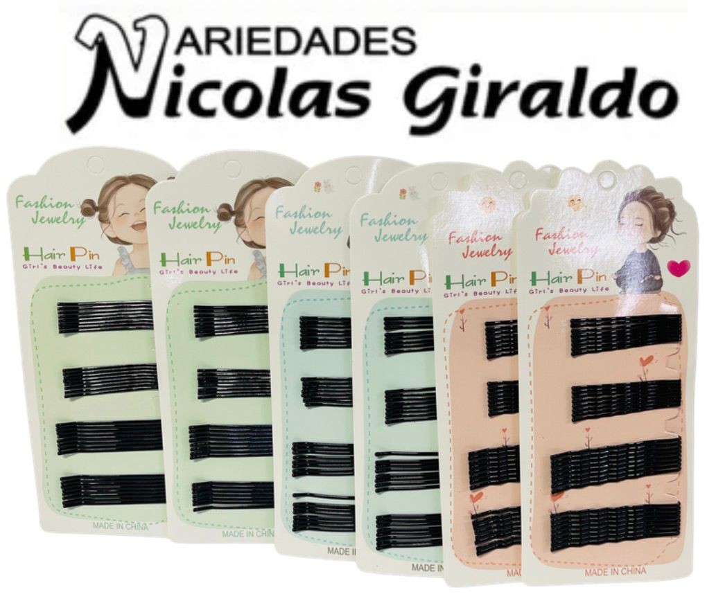 Gancho body pins carton x32 pqt X12 