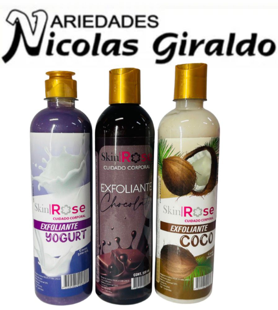 Crema exfoliante skin rose x500 ml 