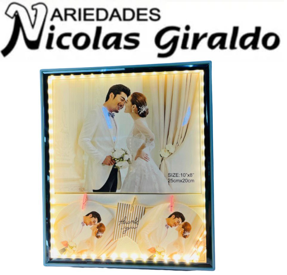 Porta retrato luz grande 