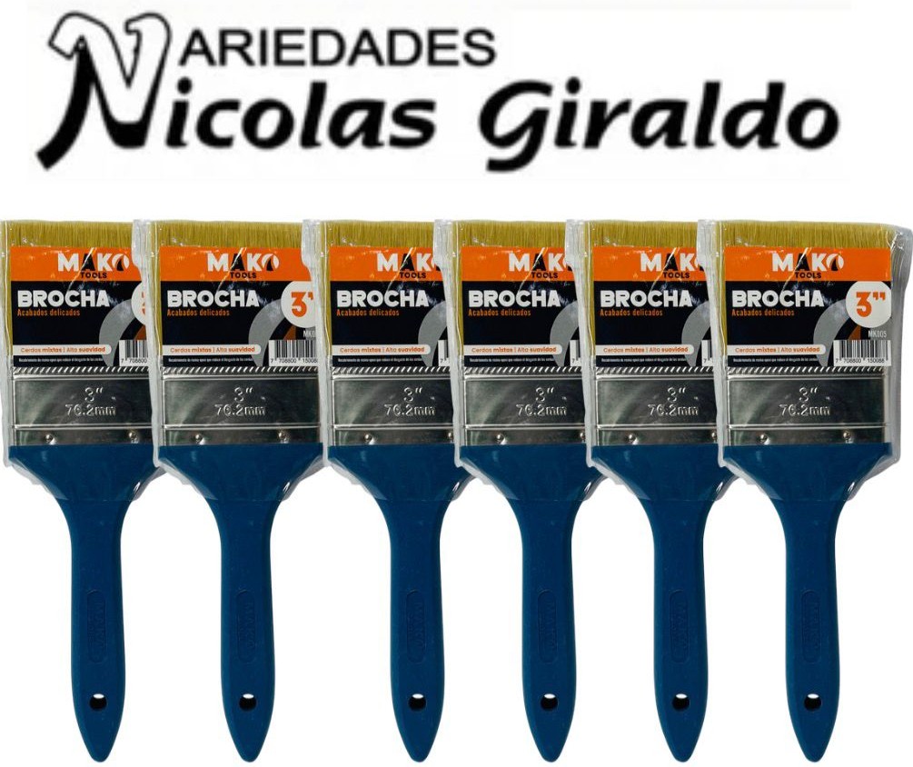 Brocha pintura #3  CJA X12