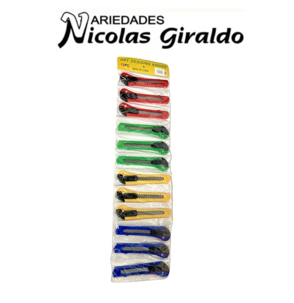 Bisturi grande sencillo tira x12 (86A)