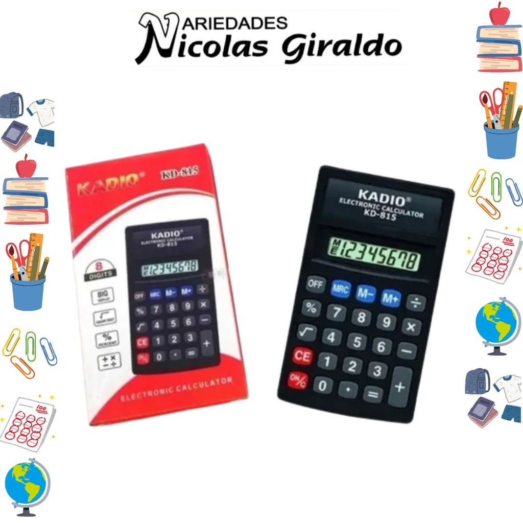 (KD-815)Calculadora kadio 815