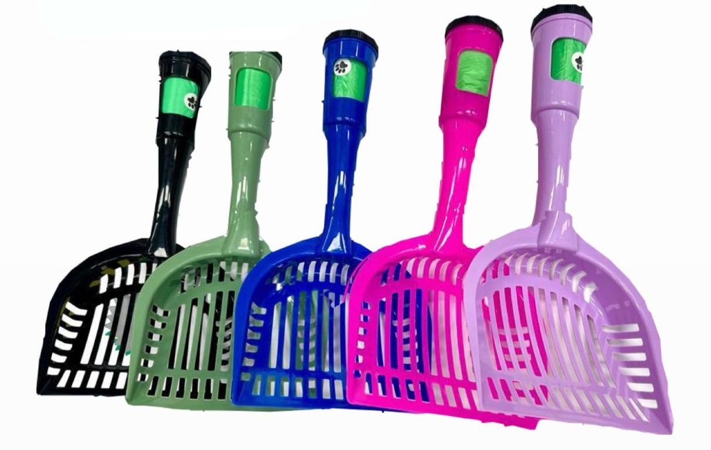 Pala recogedor excremento con dispensador PQT X6