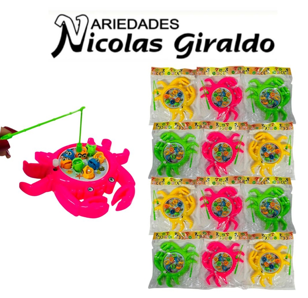 Pesca milagrosa cangrejo bolsa pequeña pqt x12