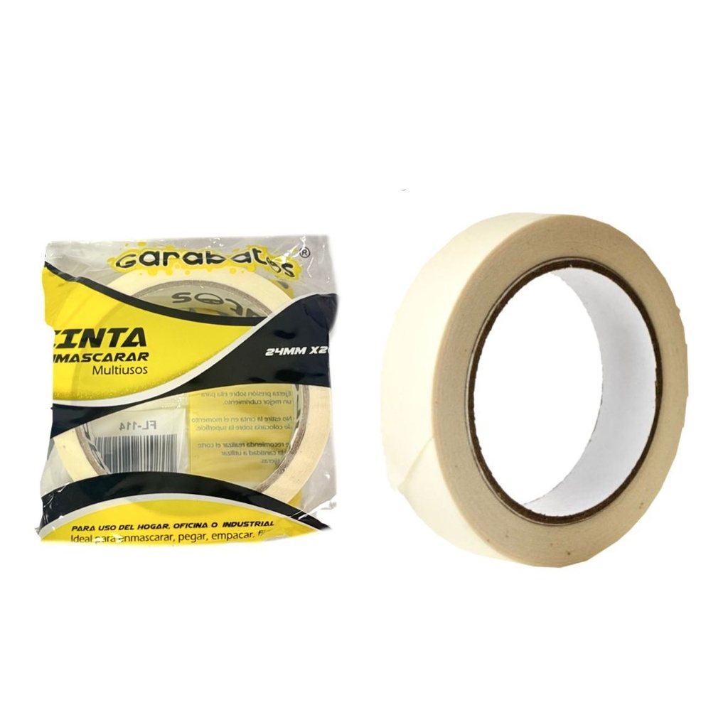 Cinta enmascarar 1" grande garabato