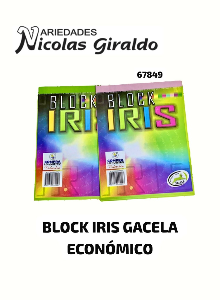 Block iris gacela economico
