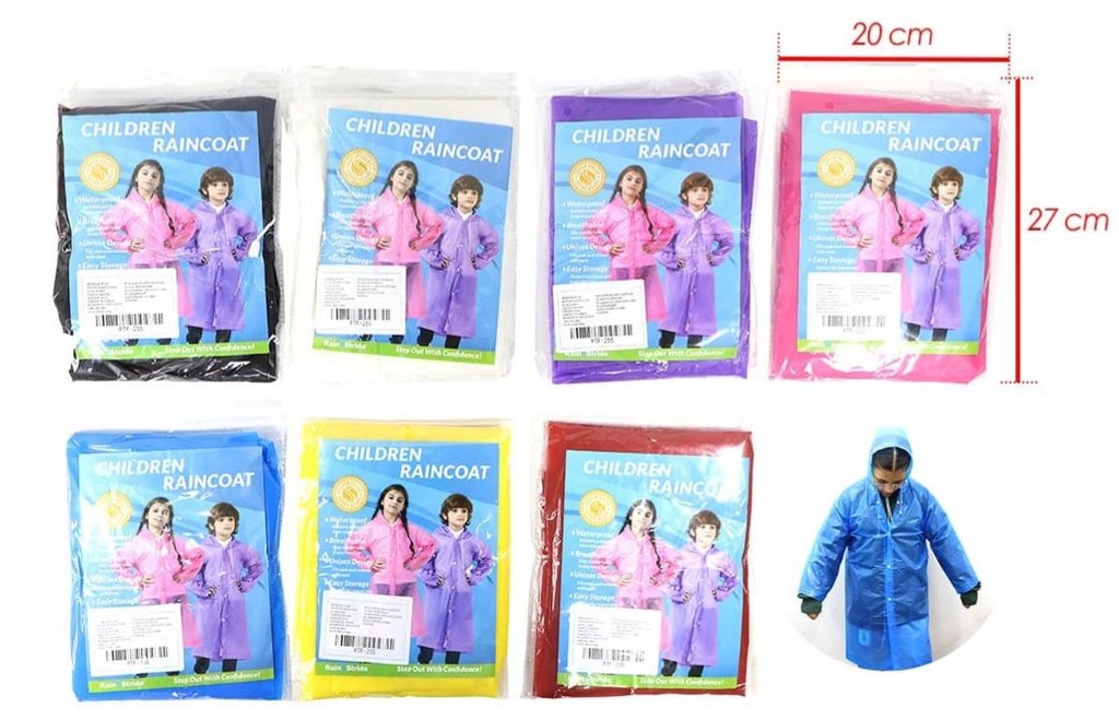Capa impermeable infantil economica