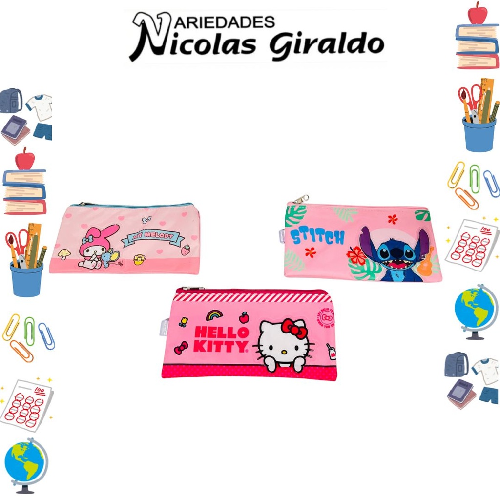 Cartuchera scribe 1 cierre niña