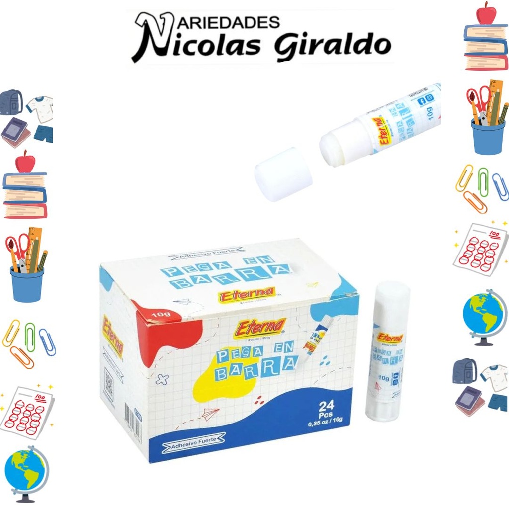 Colbon en barra eterna x10 gramos caja x24