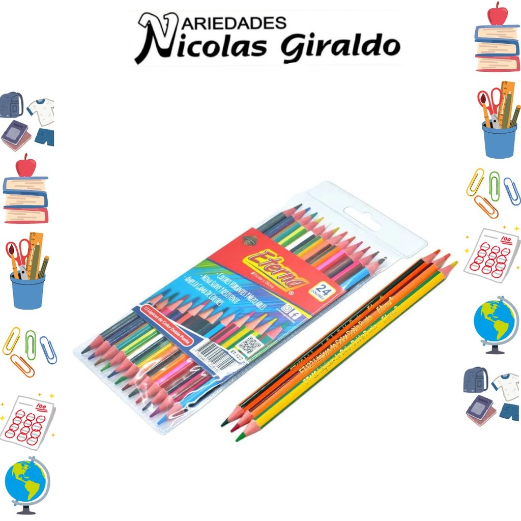 Color eterna x12 doble punta economico