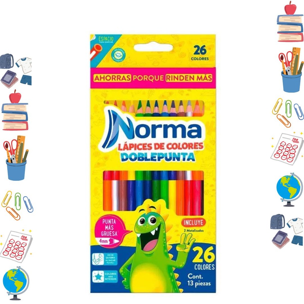 Color norma doble punta x13