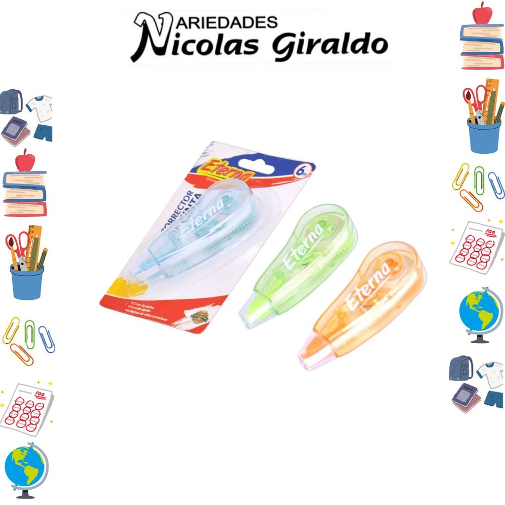 Corrector eterna en Cinta