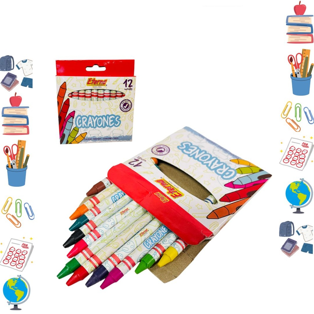 Crayola eterna x12 delgada
