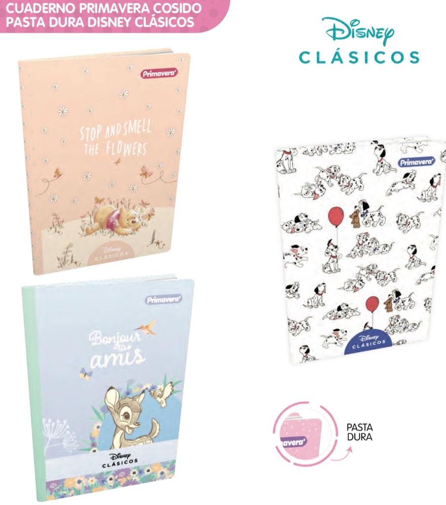 Cuad cosido prim. p.dura100 H cuadros clasicos disney