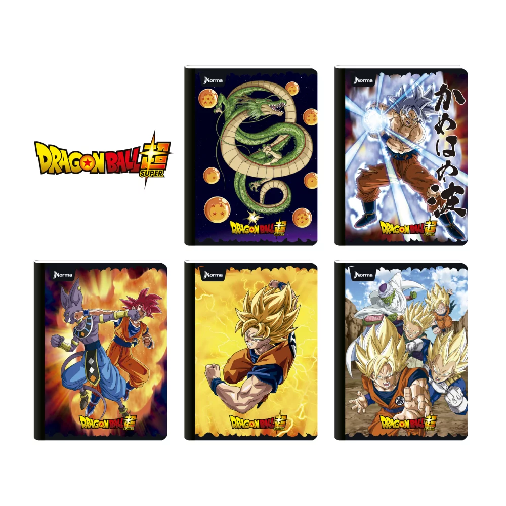 Cuaderno norma gama media dragonball 100H cuado