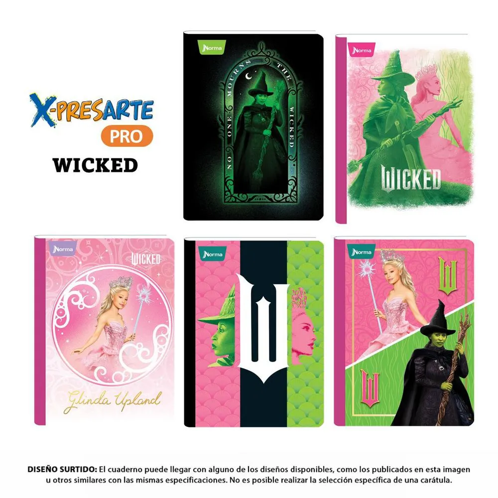 Cuaderno norma gama media wicked 100H cuadro