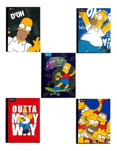 Cuaderno xpresarte cosido licencias 100 H simpsons