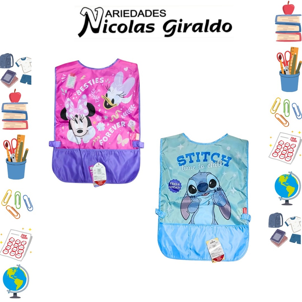 Delantal prim personaje sin manga niña