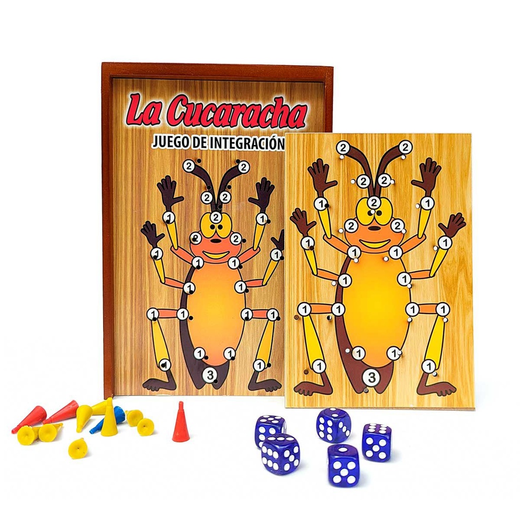 Didactico madera madera la cucaracha