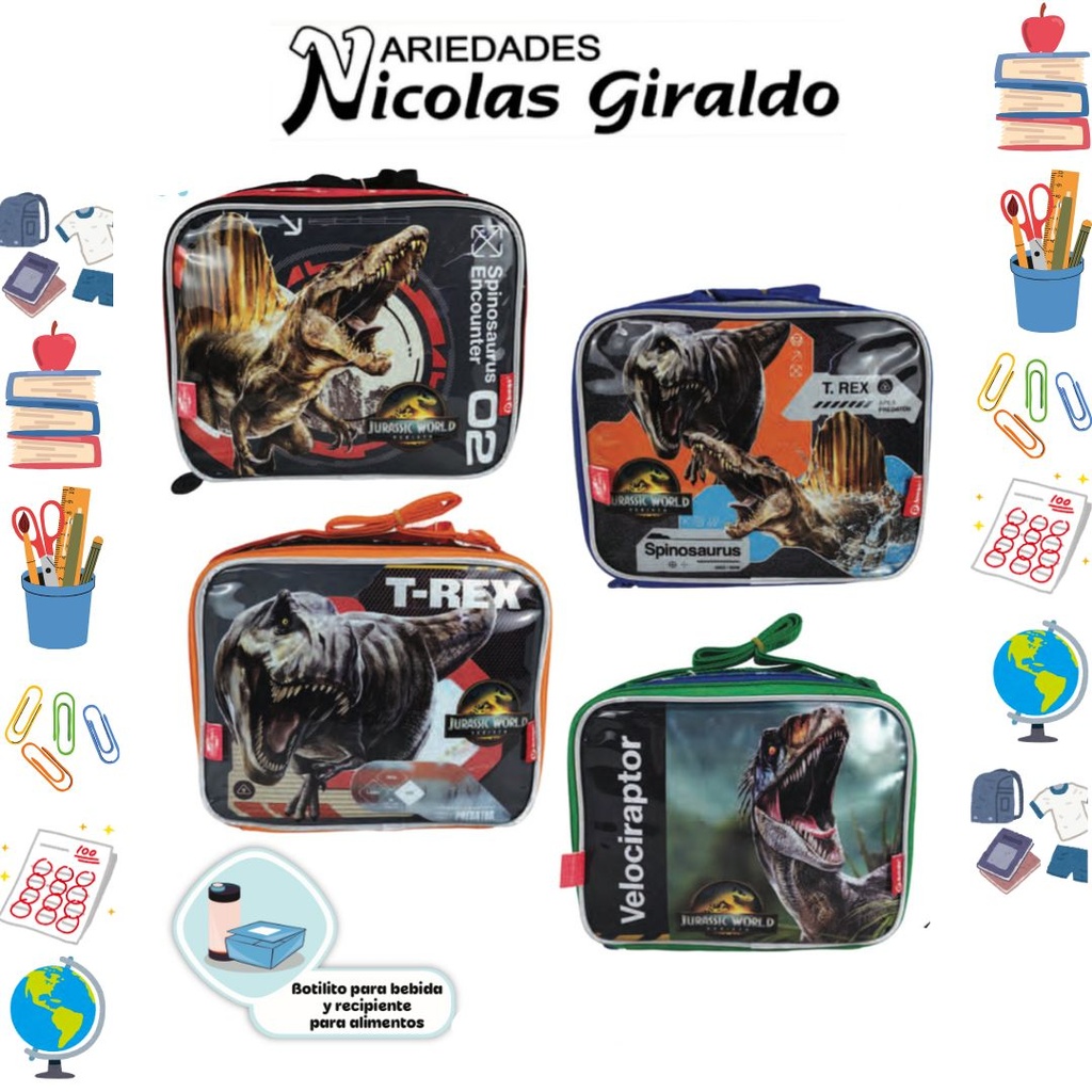 Lonchera primavera jurassic orizontal