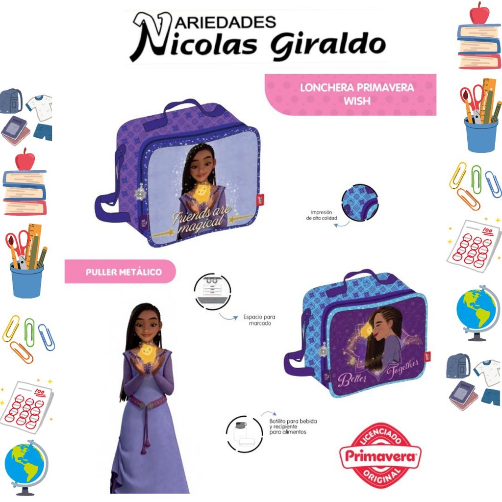 Lonchera primavera wish horizontal