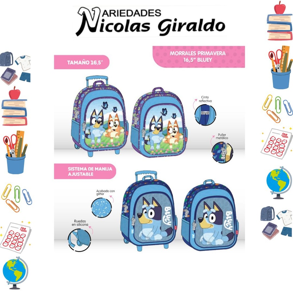Morral prim. personaje grande bluey