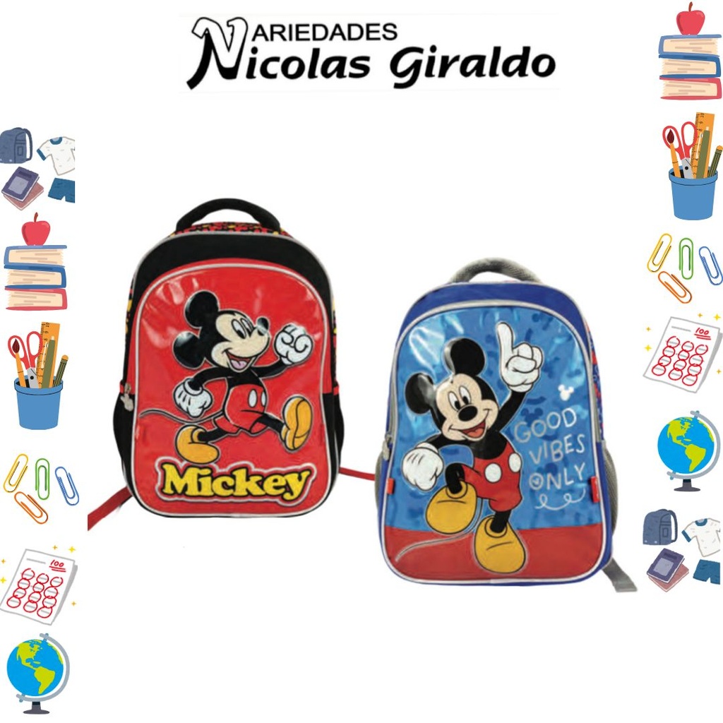 Morral primavera personaje grande mickey