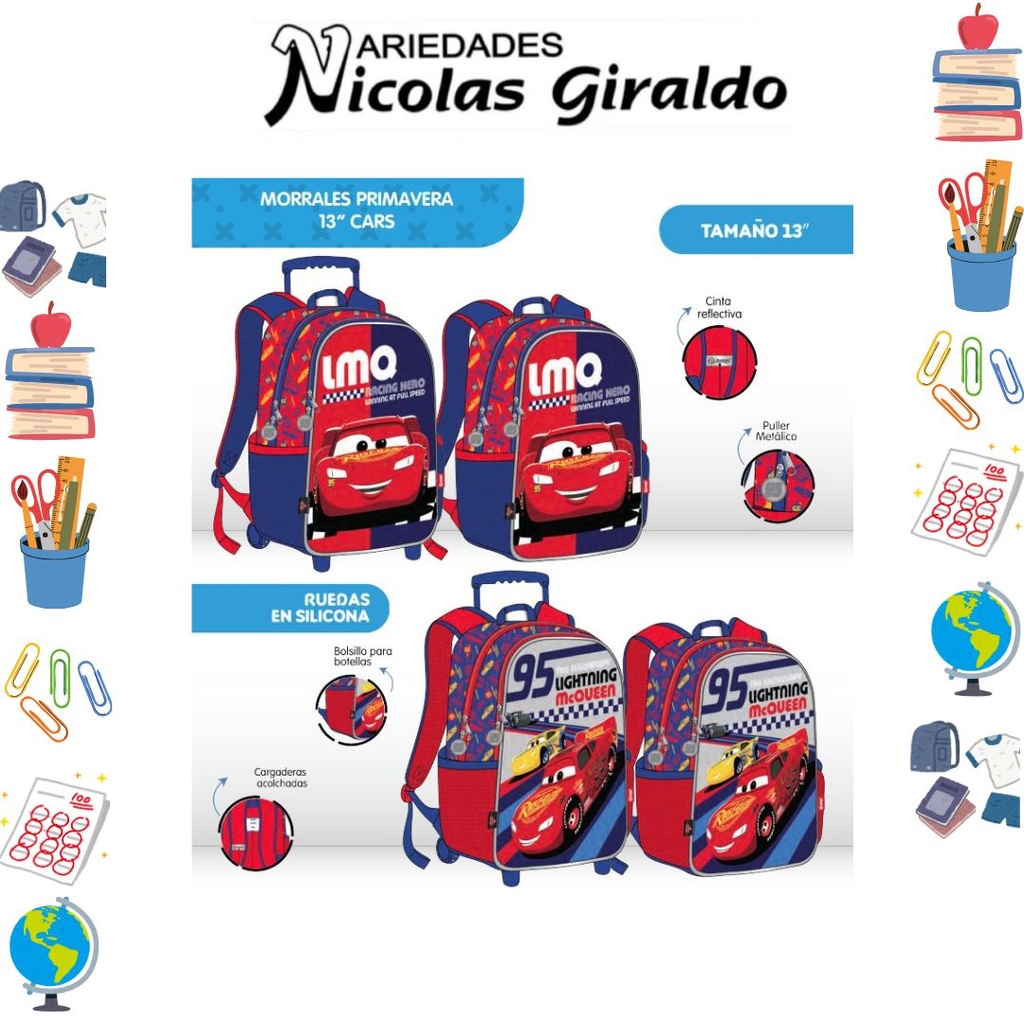 Morral prim. personaje pequeño cars