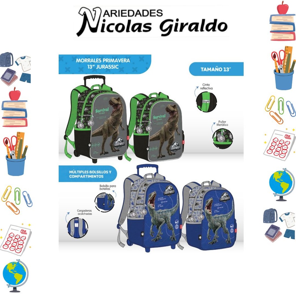 Morral prim. personaje pequeño jurassic