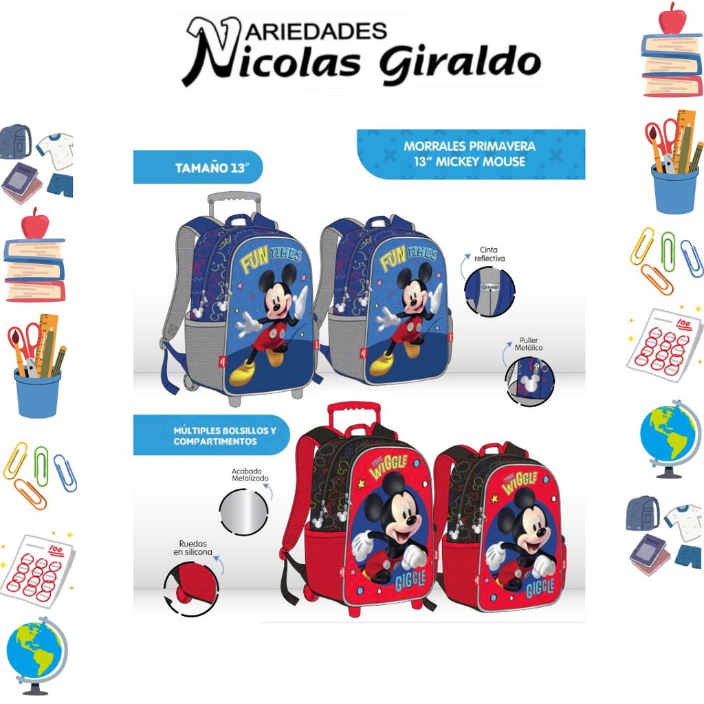 Morral prim. personaje pequeño mickey