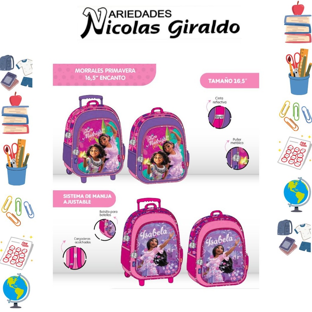 Morral prim. personajes grande encanto