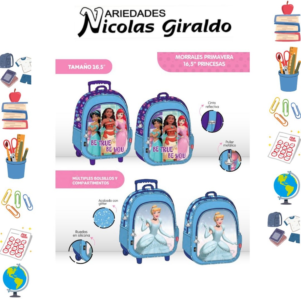 Morral prim. personajes grande princesas