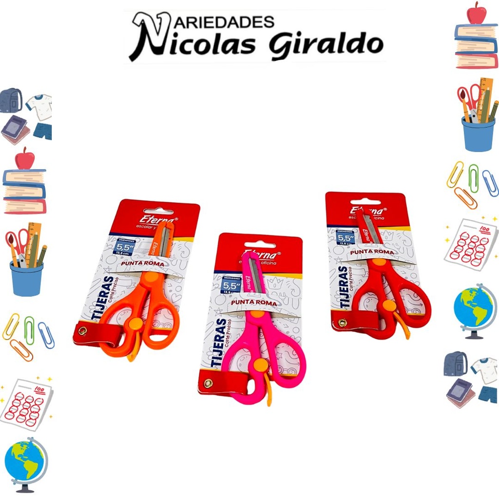Tijera eterna 5.5 plastica