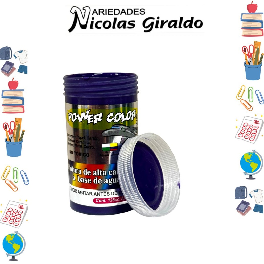 Vinilo power color x125 cc morado